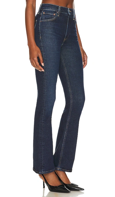 Agolde Pinch Waist High Rise Kick Flare In Blue