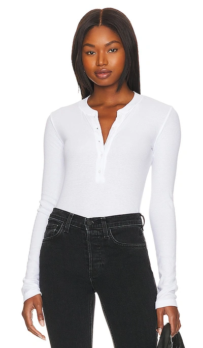 Shop Cotton Citizen Verona Henley Shirt In White