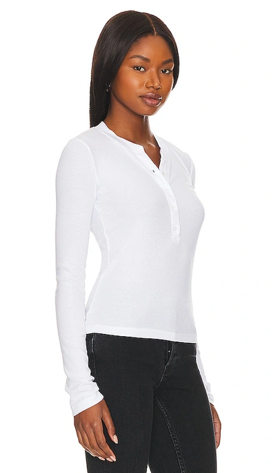 Shop Cotton Citizen Verona Henley Shirt In White