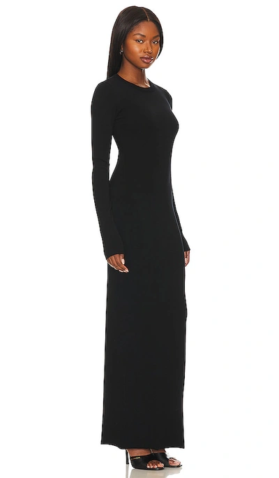 Shop Cotton Citizen Verona Crewneck Maxi Dress In Black