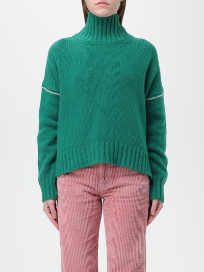 Shop Woolrich Sweater  Woman Color Green