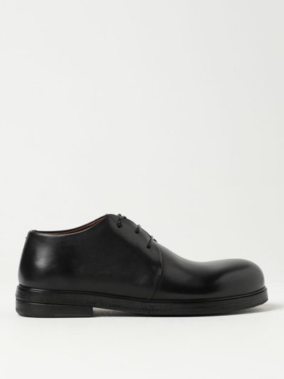 Shop Marsèll Marsell Zucca Derby In Leather In Black