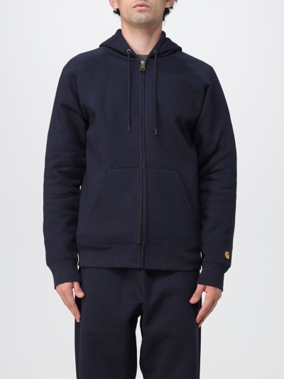 Shop Carhartt Sweatshirt  Wip Men Color Navy