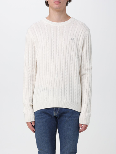 Shop Sun 68 Sweater  Men Color White