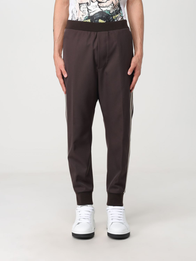 Shop Dsquared2 Viscose Pants In Brown