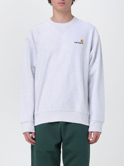 Shop Carhartt Sweatshirt  Wip Men Color Grey 1
