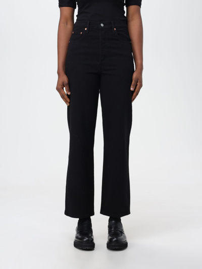 Levi's Levis 318 Shaping Wide Leg Clever G In Black