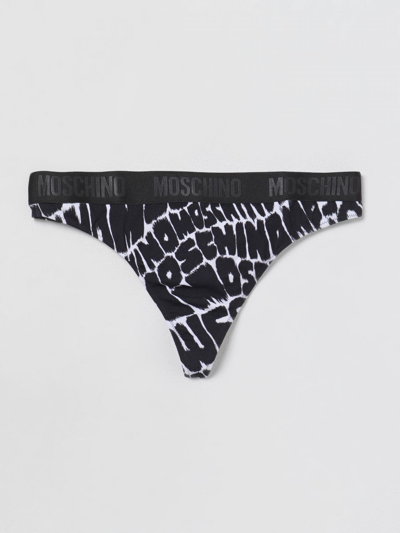 Shop Moschino Underwear Lingerie  Woman Color Black