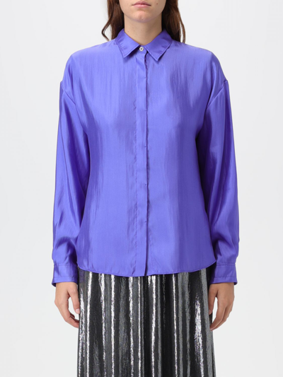 Shop Forte Forte Shirt  Woman Color Blue