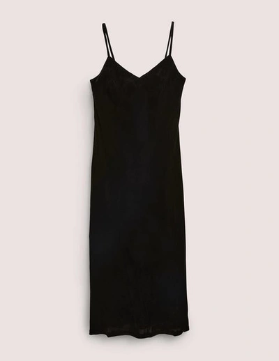 Shop Boden Velvet Slip Dress Black Women