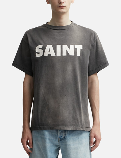 Shop Saint Michael S&gt;n&gt;t T-shirt In Black