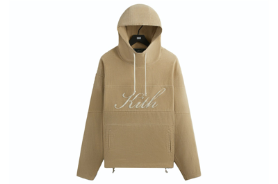 Pre-owned Kith Washed Corduroy Caden Hoodie Canvas