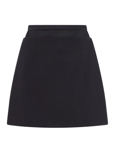 Shop Del Core Miniskirt In Black