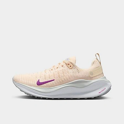 Shop Nike Women's Infinityrn 4 Running Shoes In Guava Ice/photon Dust/white/vivid Purple