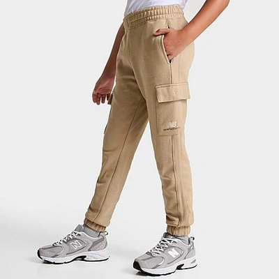 Shop Finishline New Balance Boys' Lifestyle Cargo Jogger Sweatpants In Incense