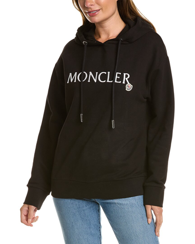 Shop Moncler Hoodie In Black