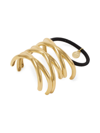 Shop Lelet Ny Women's Triple Exes Glossy Pony Cuff In Gold