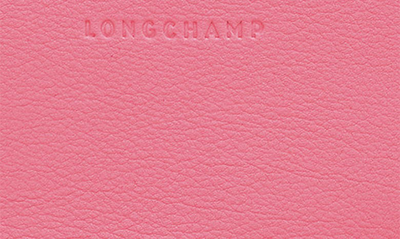 Shop Longchamp Smile Small Half Moon Leather Crossbody Bag In Pink