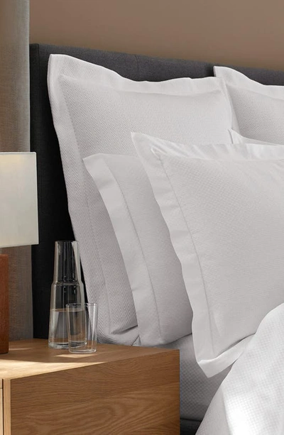 Shop Frette H By  Waves Set Of 2 Pillow Shams In White