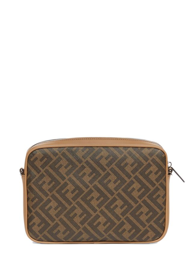 Fendi Diagonal Duo Camera Case Fabric Brown