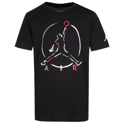 Shop Jordan Boys  In The Paint T-shirt In Black/white