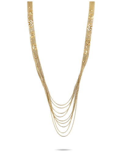 Pre-owned Chanel Impression De Camila 18k 1.00 Ct. Tw. Diamond Necklace (authentic )