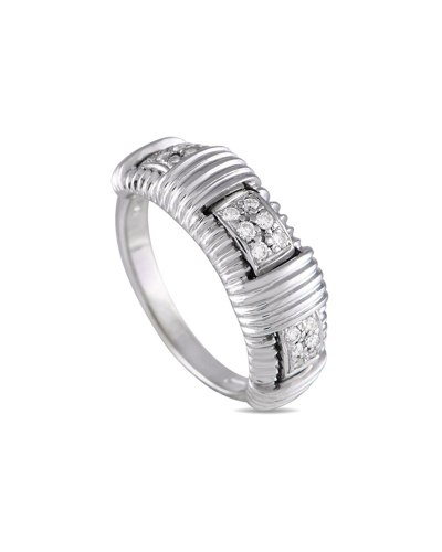 Shop Roberto Coin 18k 0.10 Ct. Tw. Diamond Ring (authentic )