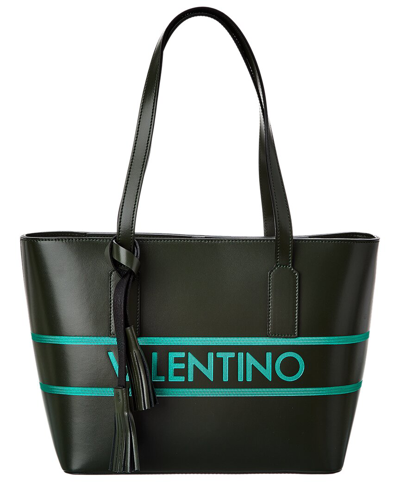 Prince Lavoro Leather Tote In Green