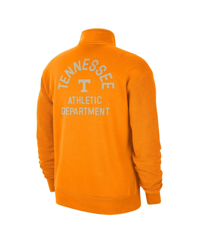 Shop Nike Men's  Tennessee Orange Tennessee Volunteers Campus Athletic Department Quarter-zip Sweatshirt