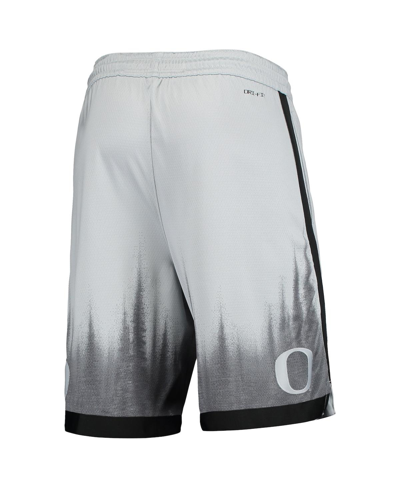Shop Nike Men's Gray, Black Oregon Ducks Limited Performance Basketball Shorts In Gray,black