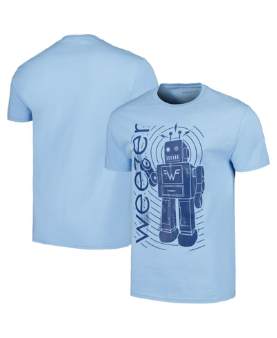 Shop Manhead Merch Men's Blue Weezer T-shirt