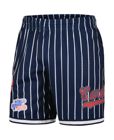 Mitchell & Ness Men's  Navy St. Louis Cardinals Cooperstown Collection 1982 World Series City Collect In Navy