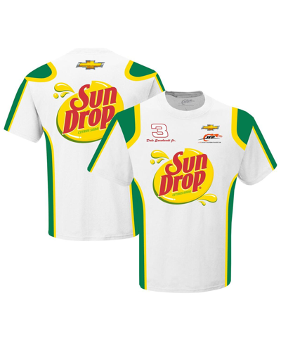Shop Jr Motorsports Official Team Apparel Men's  White Dale Earnhardt Jr. Sun Drop Uniform T-shirt