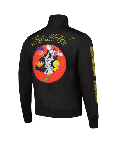 Shop Freeze Max Men's  Black Looney Tunes Full-zip Track Jacket