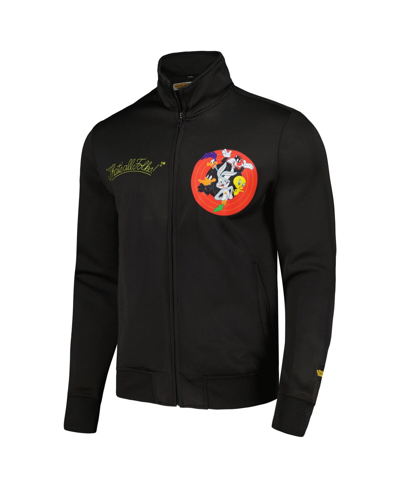 Shop Freeze Max Men's  Black Looney Tunes Full-zip Track Jacket