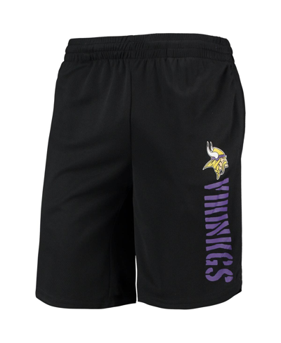 Msx By Michael Strahan Men's  Black Minnesota Vikings Training Shorts In Black