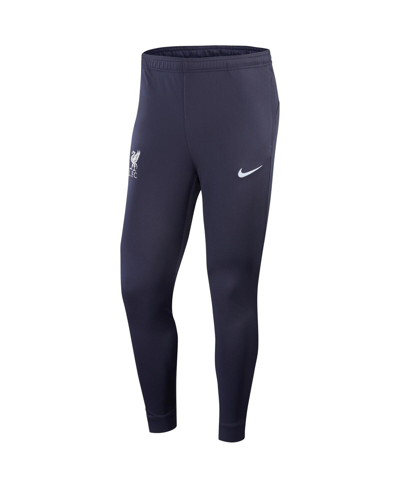 Shop Nike Men's  Gray Liverpool 2023/24 Third Strike Performance Track Pants