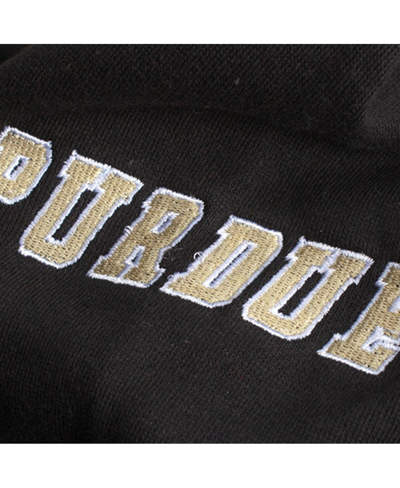 Stadium Athletic Youth  Black Purdue Boilermakers Big Logo Pullover Hoodie In Black