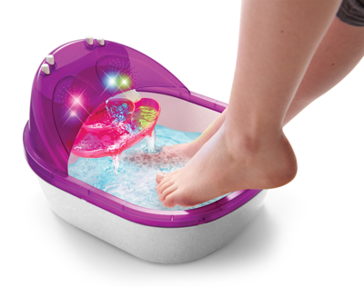 Cra-z-art Cra Z Art Shimmer N Sparkle Crazy Lights The Real 5 In 1 Super Spa Salon In Multi