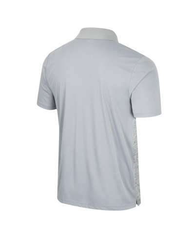 Shop Colosseum Men's  Gray Boston College Eagles Cybernetic Polo Shirt