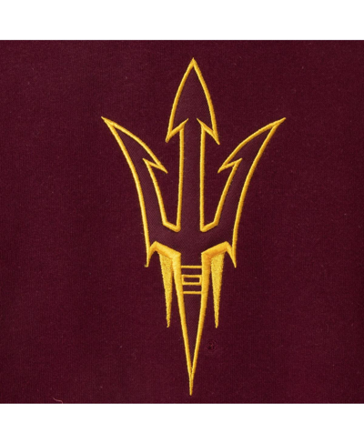 Stadium Athletic Maroon Arizona State Sun Devils Team Big Logo Pullover Hoodie In Maroon