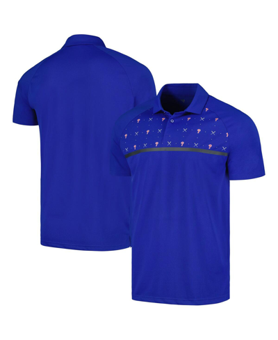 Levelwear Royal Philadelphia Phillies Sector Batter Up Raglan Polo In Royal