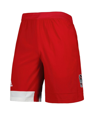 Shop Adidas Originals Men's Adidas Red Nc State Wolfpack Training Shorts