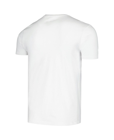 Mad Engine Men's And Women's  White Guardians Of The Galaxy Rocket Raccoon Panels T-shirt In White