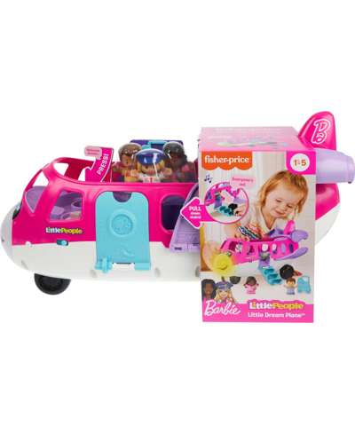 Shop Fisher Price Fisher-price Little People Barbie Little Dream Plane In Multi-color