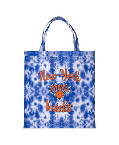Shop Foco Women's  New York Knicks Script Wordmark Tote Bag In Blue