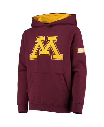Stadium Athletic Big Boys Maroon Minnesota Golden Gophers Big Logo Pullover Hoodie In Maroon