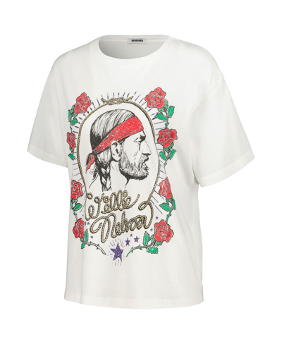 Shop Daydreamer Women's  White Willie Nelson Graphic T-shirt