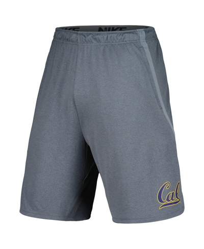 Shop Nike Men's  Gray Cal Bears Hype Performance Shorts