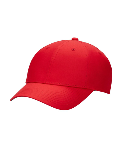 Shop Nike Men's  Golf Red Clubâ Performance Adjustable Hat